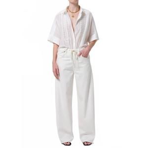 NEW CITIZENS OF HUMANITY brynn drawstring trouser pants in pashmina